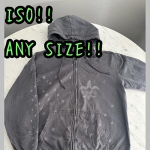 ISO MY CHEMICAL ROMANCE Gray Hooded Jacket